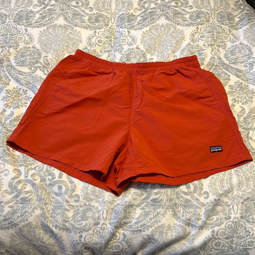 Orange Patagonia Shorts